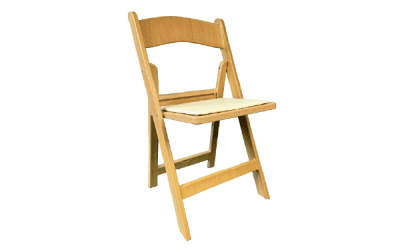 Chaise wedding pliante effet bois