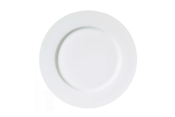 Location assiette Toulon - Var Events location assiettes plates porcelaine blanche 27 cm pour réception à Toulon
