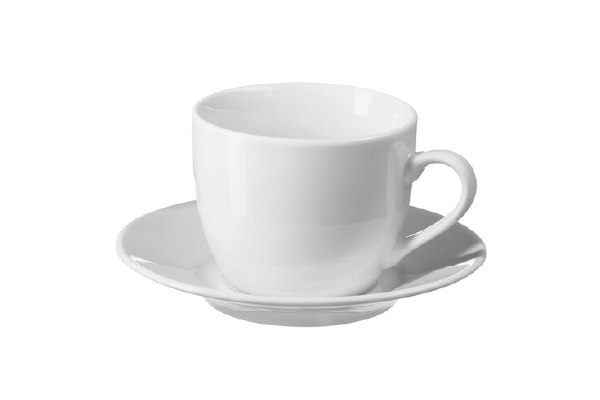 Location tasse a cafe 15 cl Toulon - Var Events tasse à café en porcelaine blanche en location à Toulon